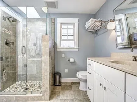 Bathroom remodeling by Sam's Floors in Austin TX