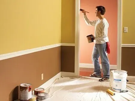 Interior painting services by Sam's Floors Cedar Park TX